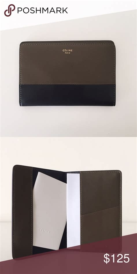 passport holder celine|luxury leather passport holder.